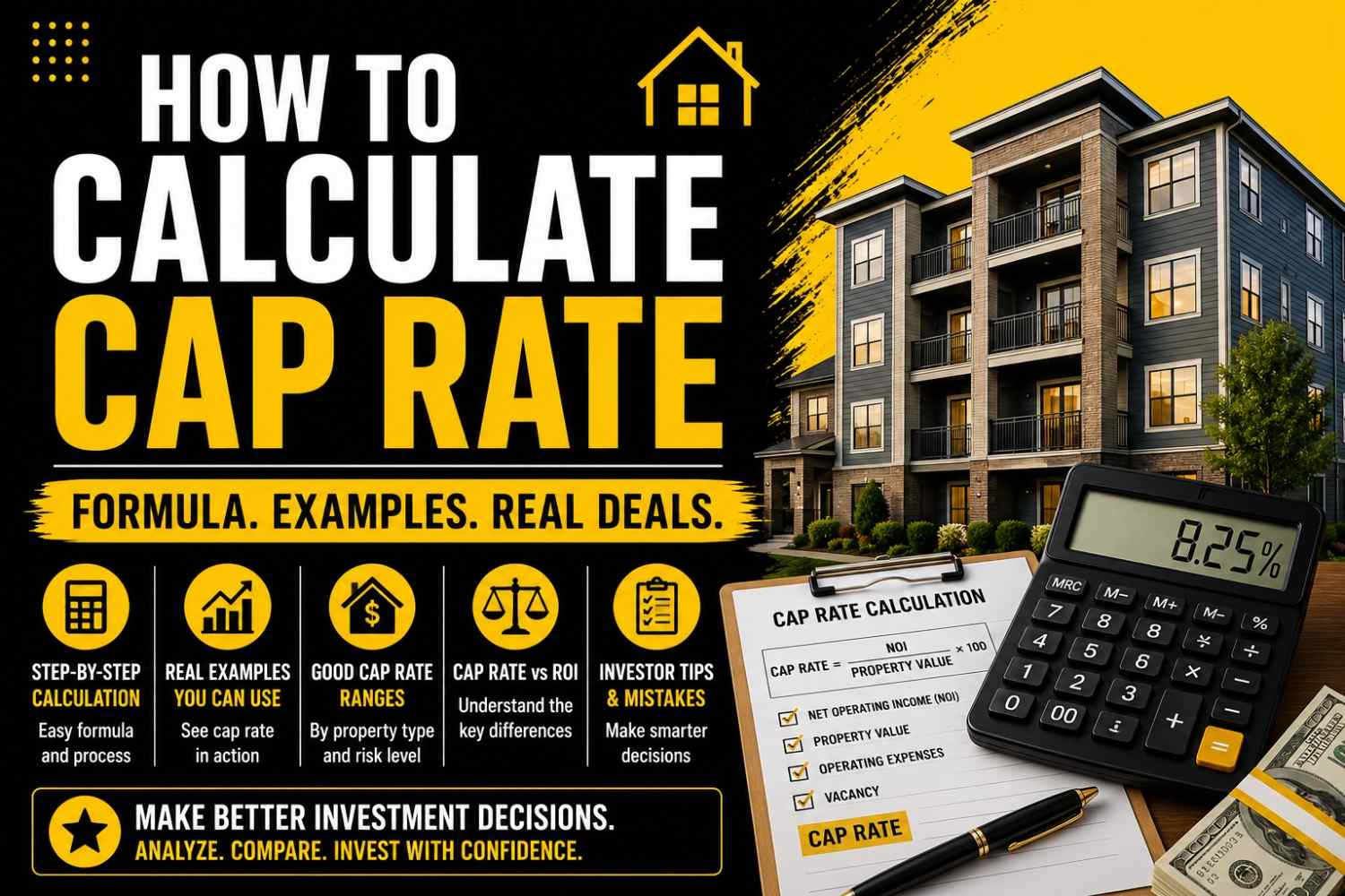 How to Calculate Cap Rate With Real Examples
