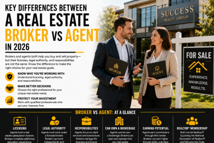 real estate broker vs agent - YellowDeed
